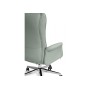 Офисное кресло Oxford светло-серый / хром