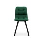 Стул на металлокаркасе Чилли зеленый  / черный Стул на металлокаркасе Чилли зеленый  / черный