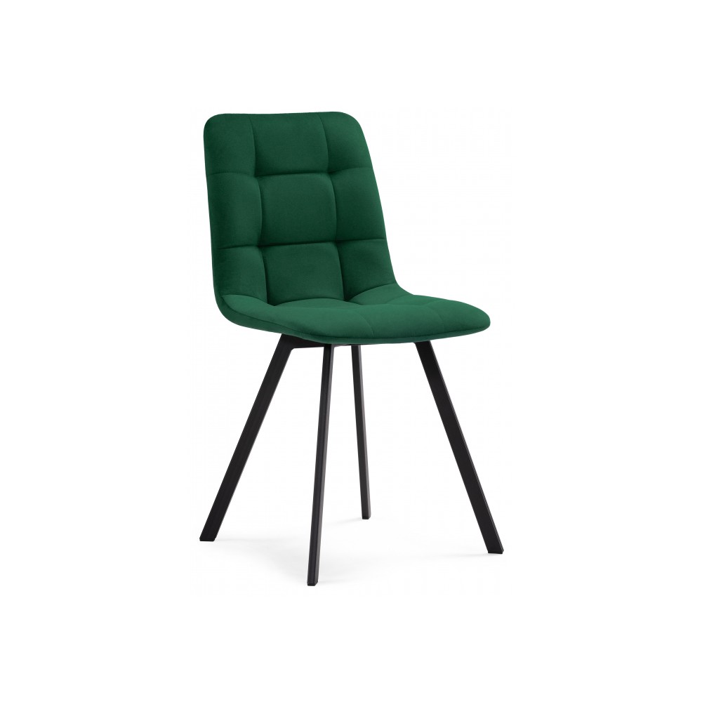 Стул на металлокаркасе Чилли зеленый  / черный Стул на металлокаркасе Чилли зеленый  / черный