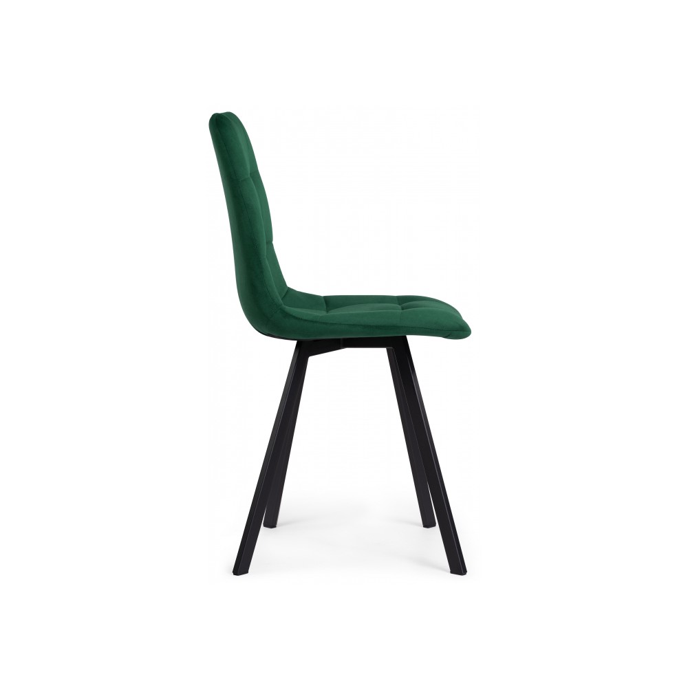 Стул на металлокаркасе Чилли зеленый  / черный Стул на металлокаркасе Чилли зеленый  / черный