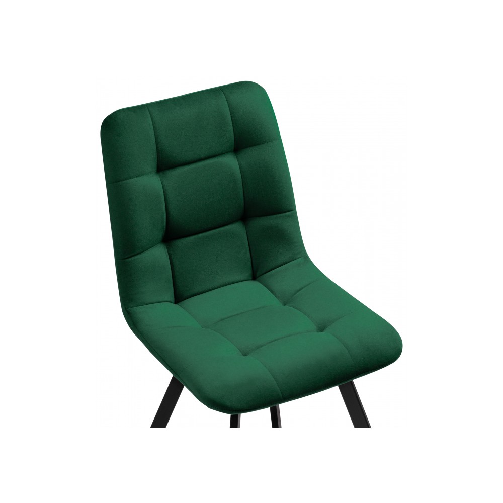 Стул на металлокаркасе Чилли зеленый  / черный Стул на металлокаркасе Чилли зеленый  / черный