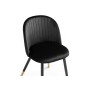 Стул на металлокаркасе Gabi black / black / gold
