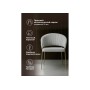 Стул на металлокаркасе Лео серый brendy monsoon 22 / капучино