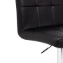 Барный стул Paskal black / chrome