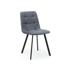 Стул на металлокаркасе Чилли темно-серый / черный