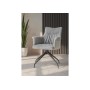 Стул на металлокаркасе Kaser 360 крутящийся grey / black