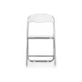 Стул на металлокаркасе Fold 1 складной white / chrome