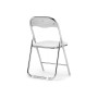 Стул на металлокаркасе Fold 1 складной white / chrome