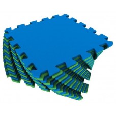 Мягкий пол разноцветный 25*25(см) 1(м2) 25МП1 (сине-зеленый)