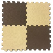 Мягкий пол разноцветный 25*25(см) 1(м2) 25МП1 (бежево-коричневый)