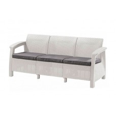 Комплект мебели Corfu Love Seat Max (3х мест.диван), белый