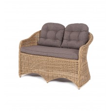  "Равенна" диван двухместный плетенный из ротанга, цвет соломенный YH-C2104W