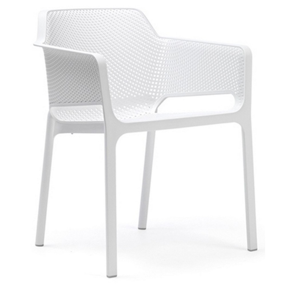 Кресло пластиковое Net BIANCO (белое)