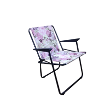 Кресло складное Фольварк жесткое арт.с564/97/1 антрацит сиреневый, без м/э 