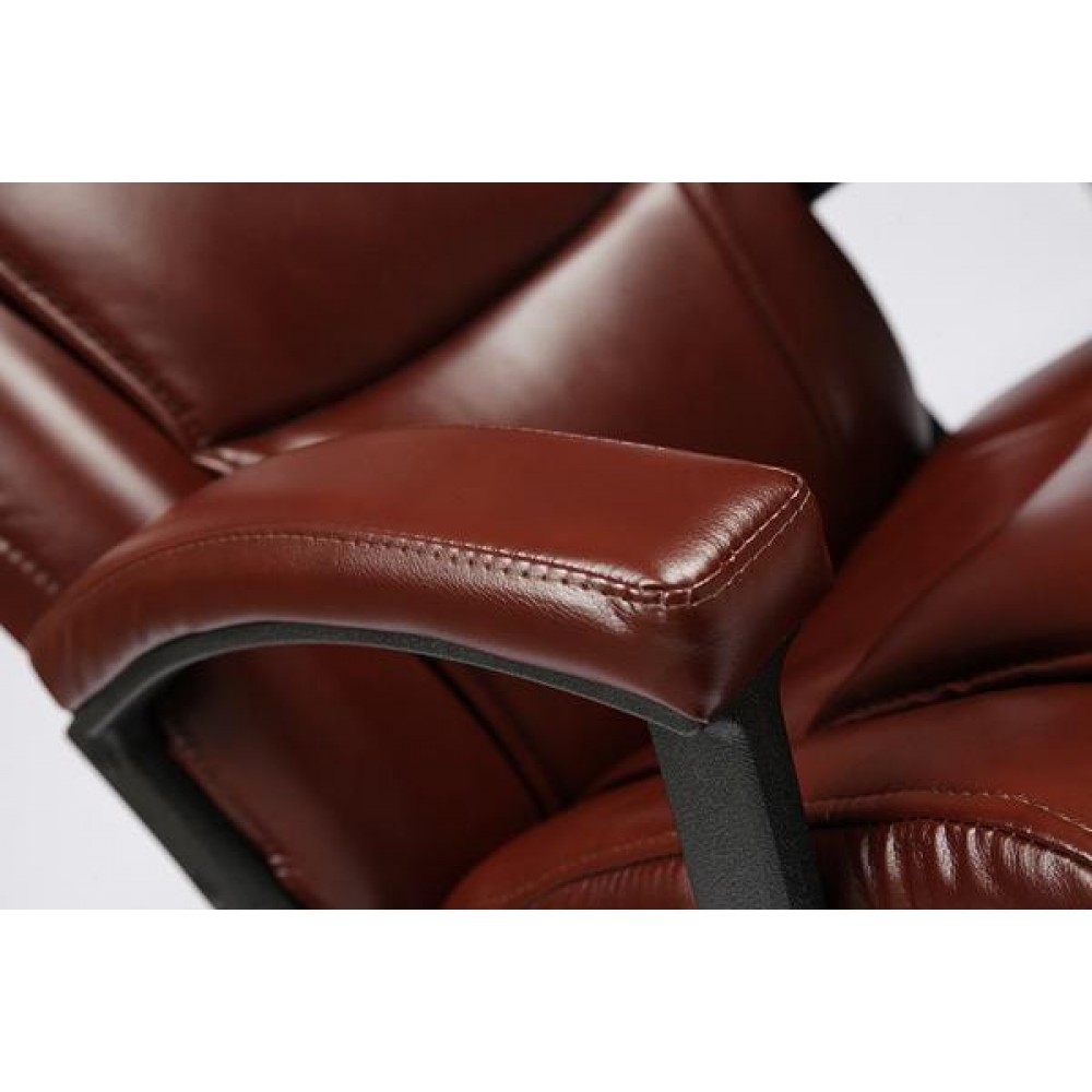 Кресло офисное TETCHAIR Bergamo коричневый