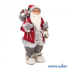 Фигурка Дед Мороз 60 см (красный/серый)