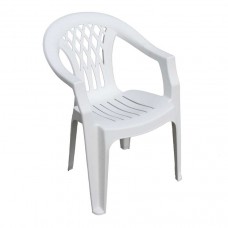 Кресло пластиковое "Сильви" белое
