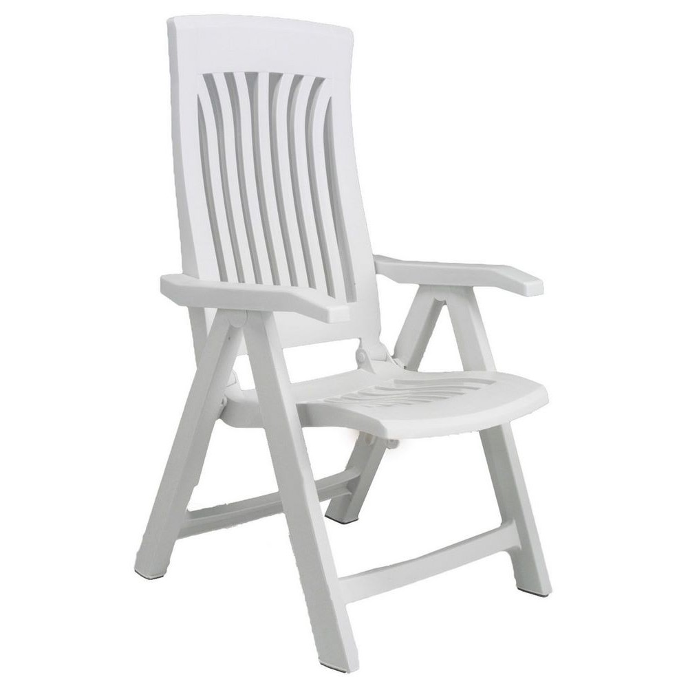 Кресло складное Flora, цвет белый