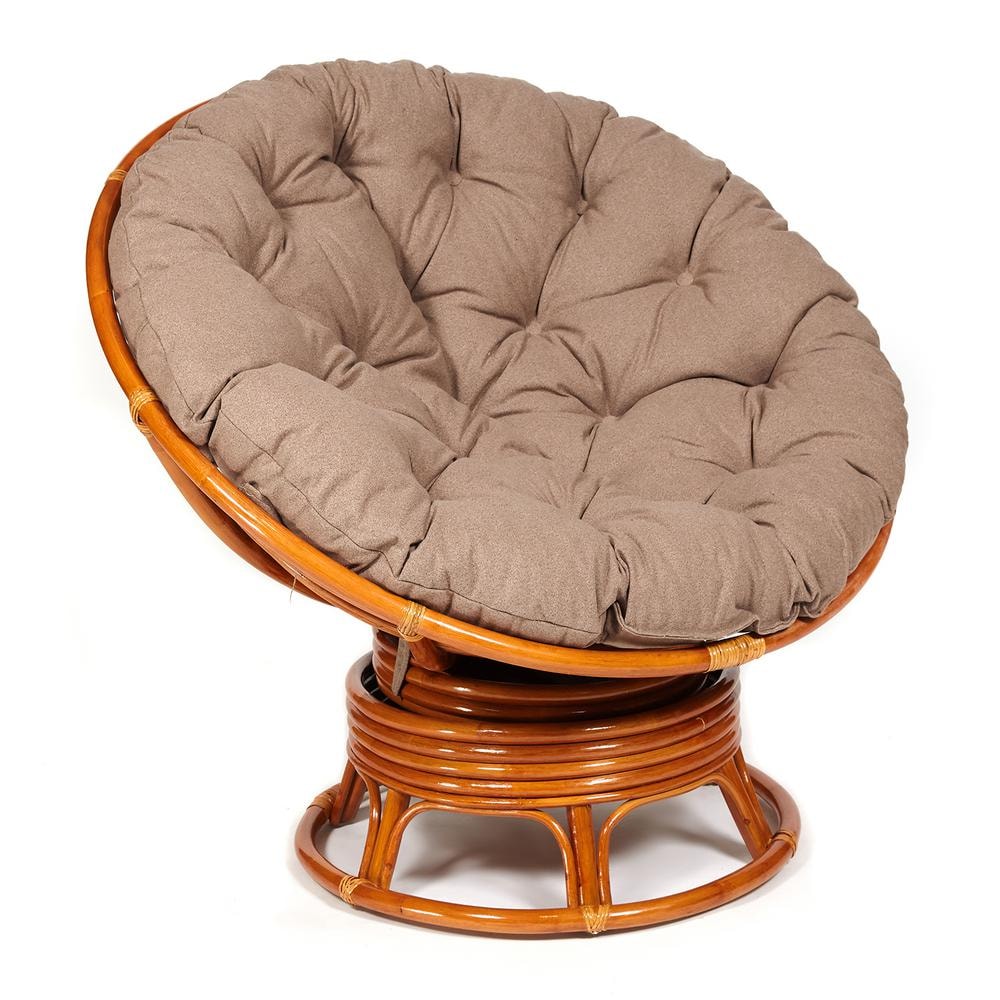 подушки в кресло из ротанга