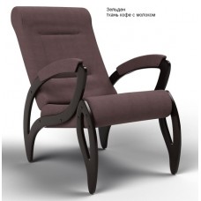 Кресло для отдыха Модель 51 Зельден, ткань кофе с молоком