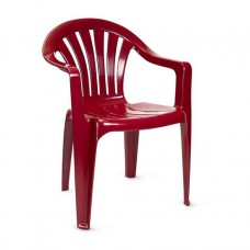 Кресло пластиковое "Милан" бордо