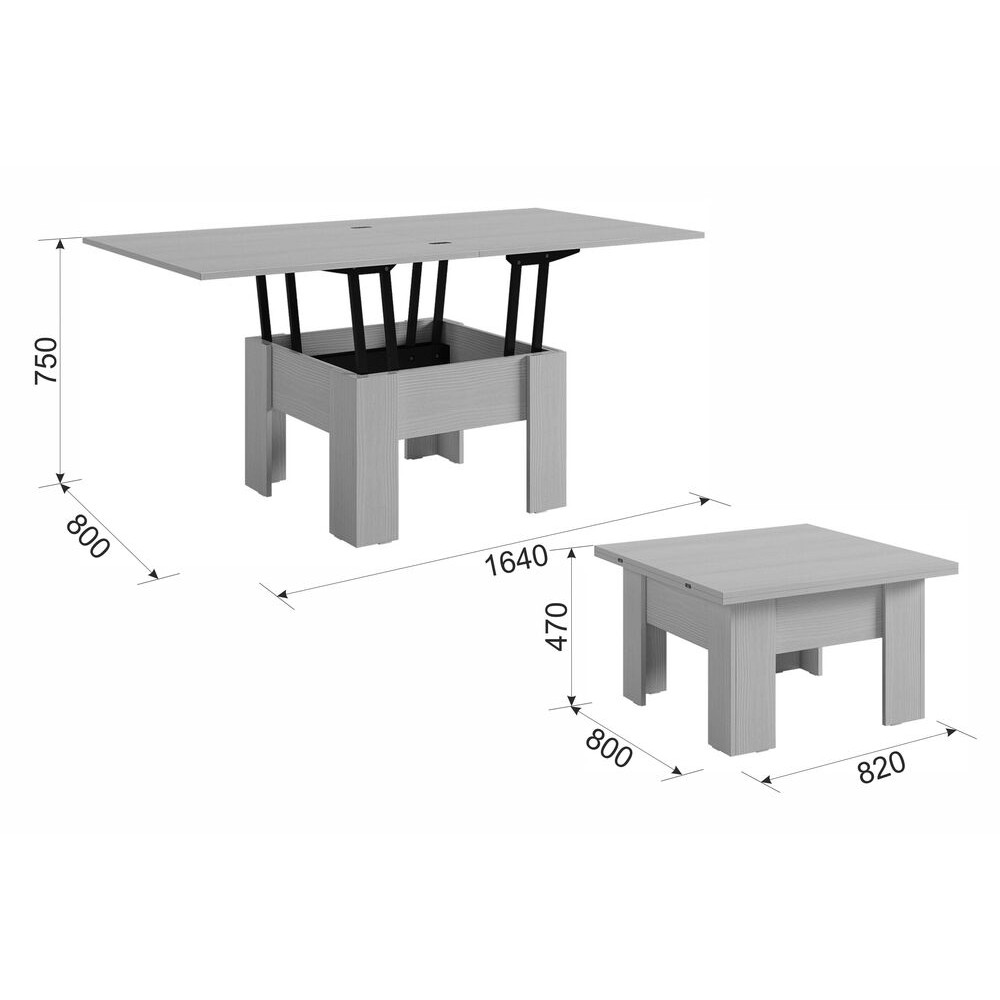 Стол-трансформер Mini - цена, отзывы, характеристики, фото - купить в Киеве и Украине - Mills