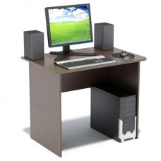 Стол компьютерный Сокол СПМ-01(СПМ-01.1), цвет дуб венге, ШхГхВ 90х60х74 см., письменный стол, код СПм01 В