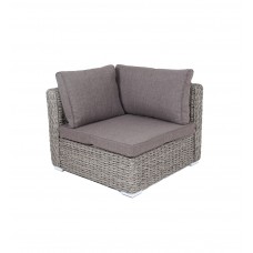  "Лунго" модуль диванный угловой с подушками, цвет серый (гиацинт) YH-C1031W-TW graphite