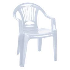 Кресло пластиковое Луч арт.101053-Б (белый) 