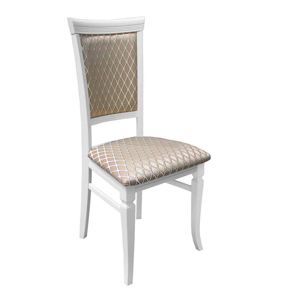стул белый деревянный лак