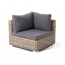  "Лунго" модуль диванный угловой с подушками, цвет соломенный YH-C1031W