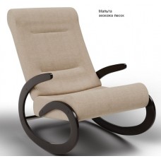 Кресло-качалка Модель 1 Мальта, ткань песок