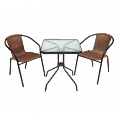 Комплект кофейный Bistro (стол и 2 кресла), 220021+220020