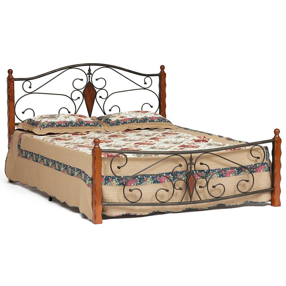 Металлическая двуспальная кровать Viking 9227
