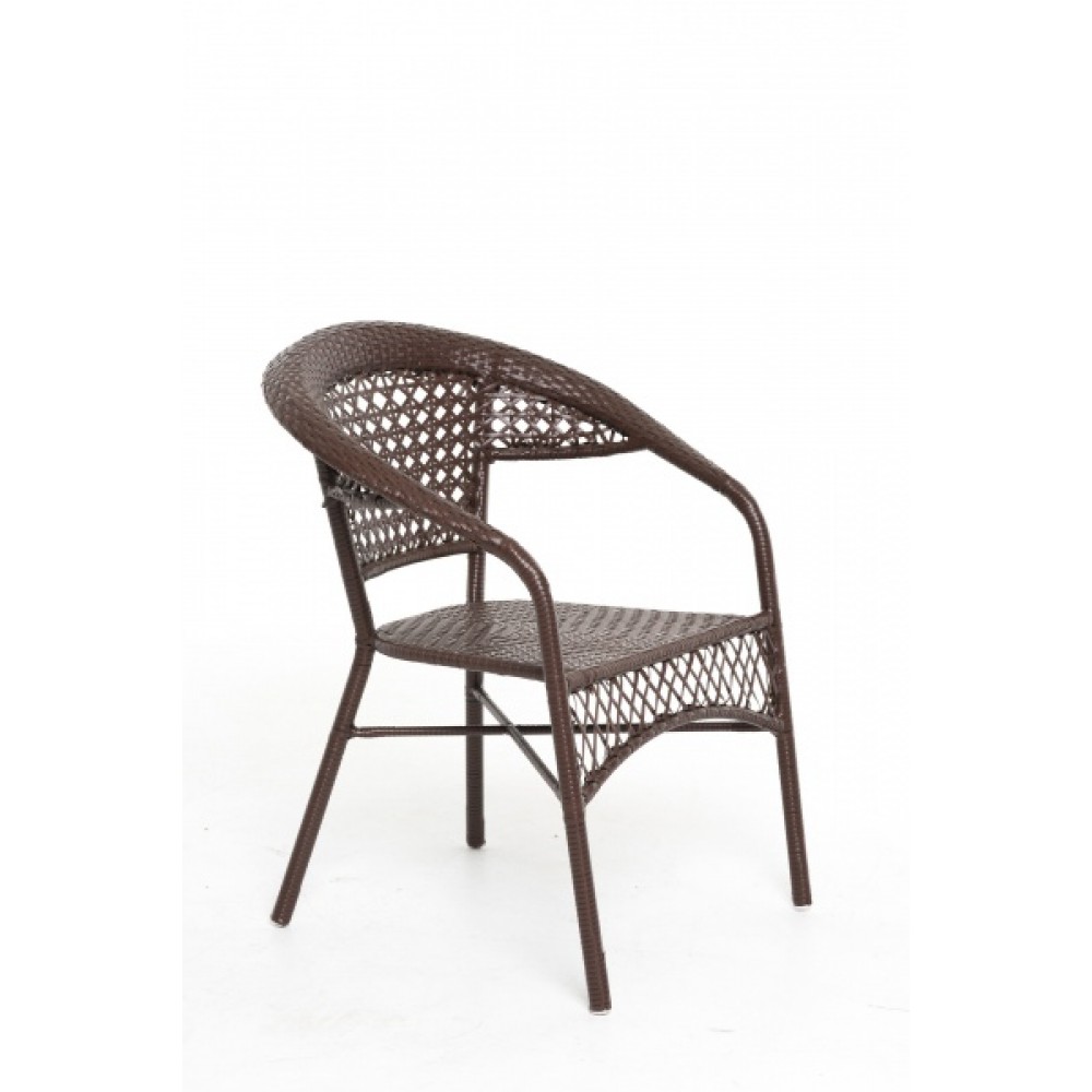 Кресло коричневое GG-04-048 из техноротанга