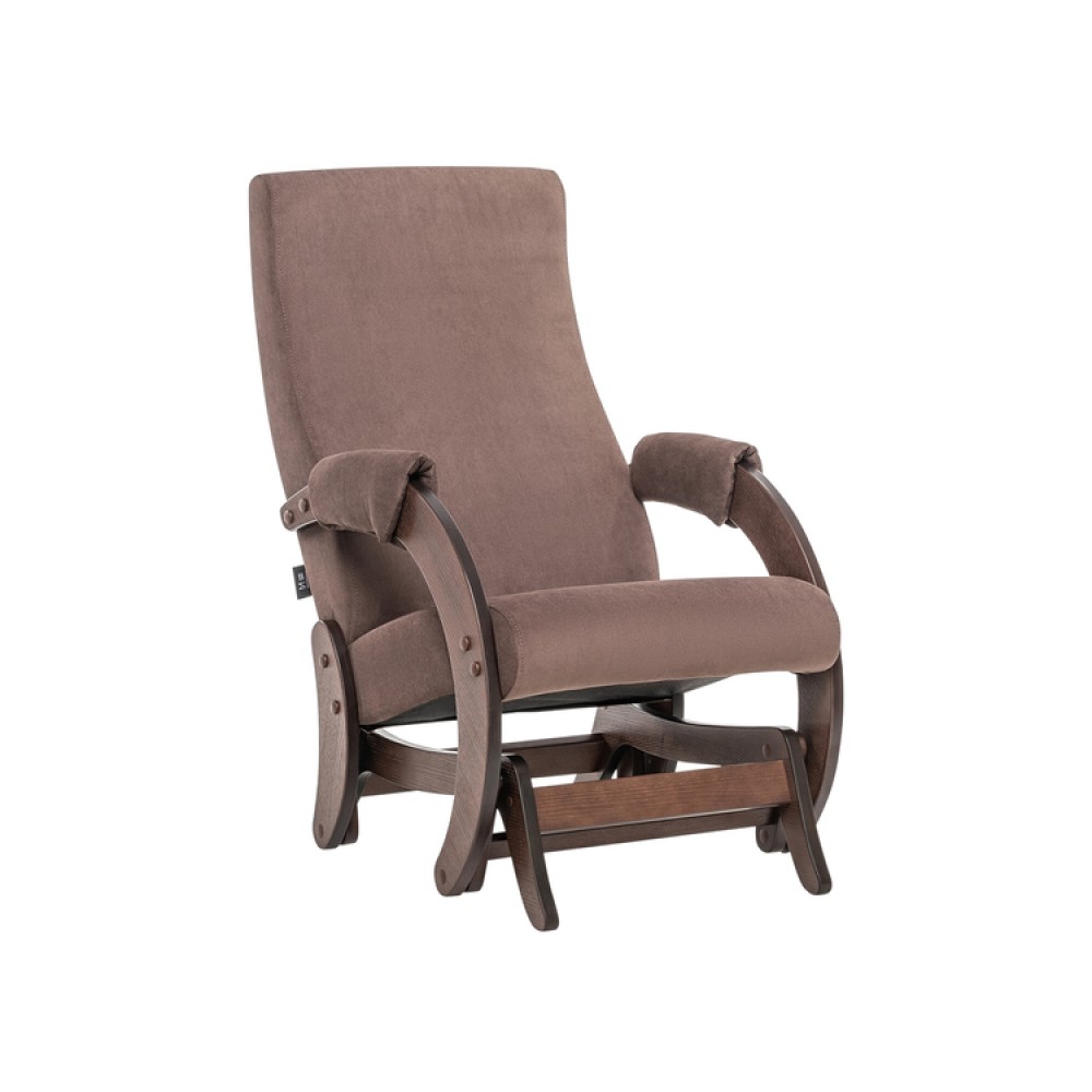 Кресло- гляйдер модель 68-м (венге/Verona Light Grey ) серый