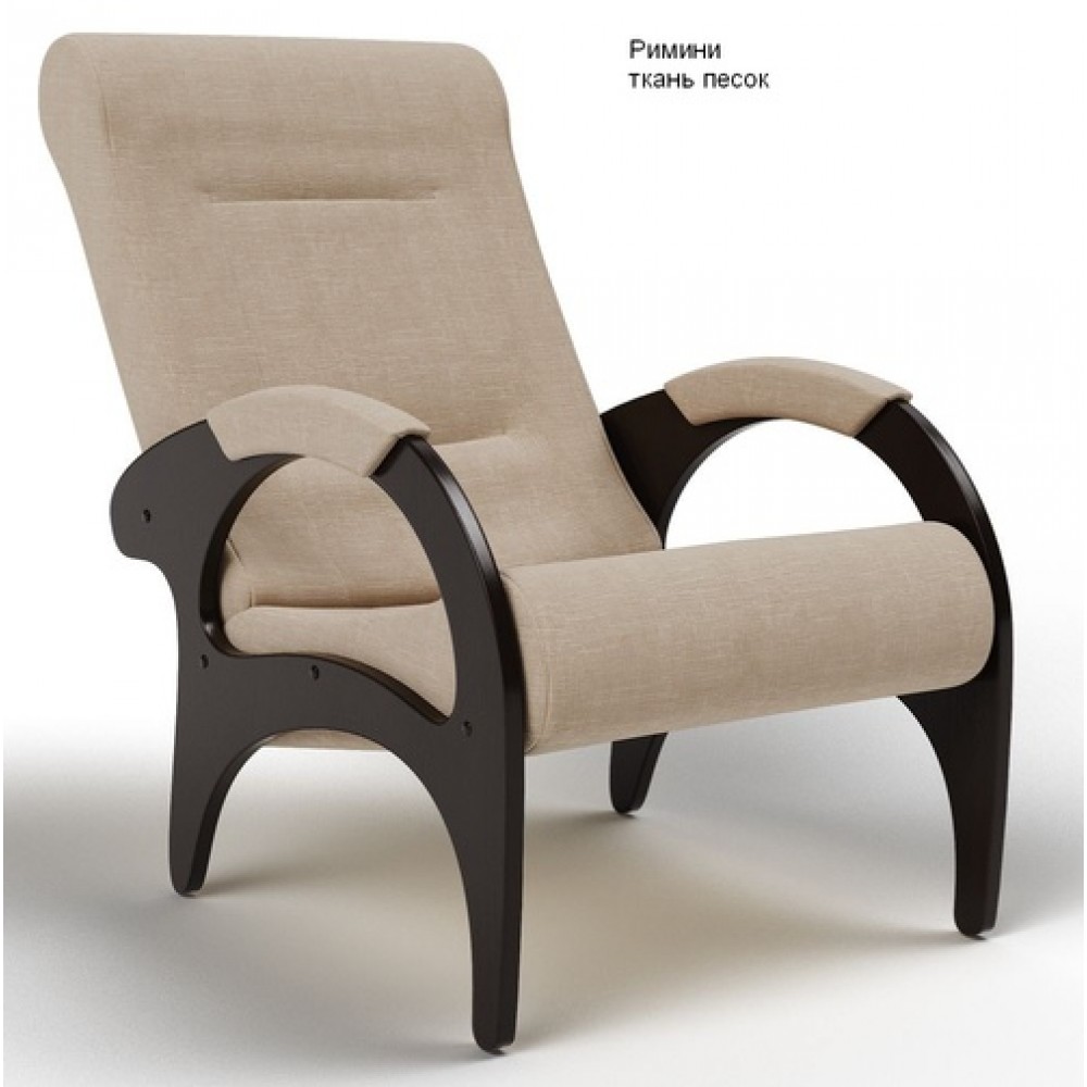 Кресло для отдыха Модель 41 Римини, ткань песок