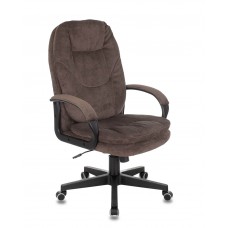 Кресло руководителя Бюрократ CH-868N Fabric коричневый Light-10 крестовина пластик