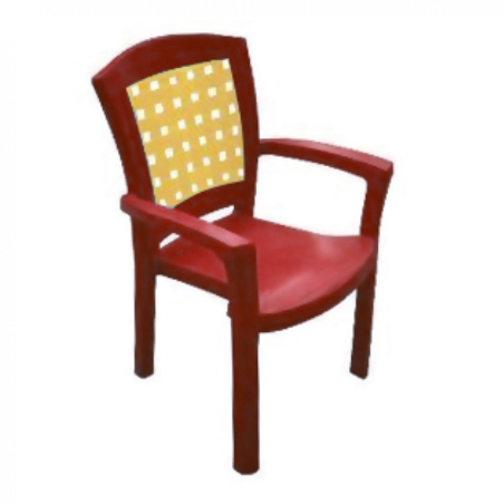 Кресло пластиковое Палермо бордо