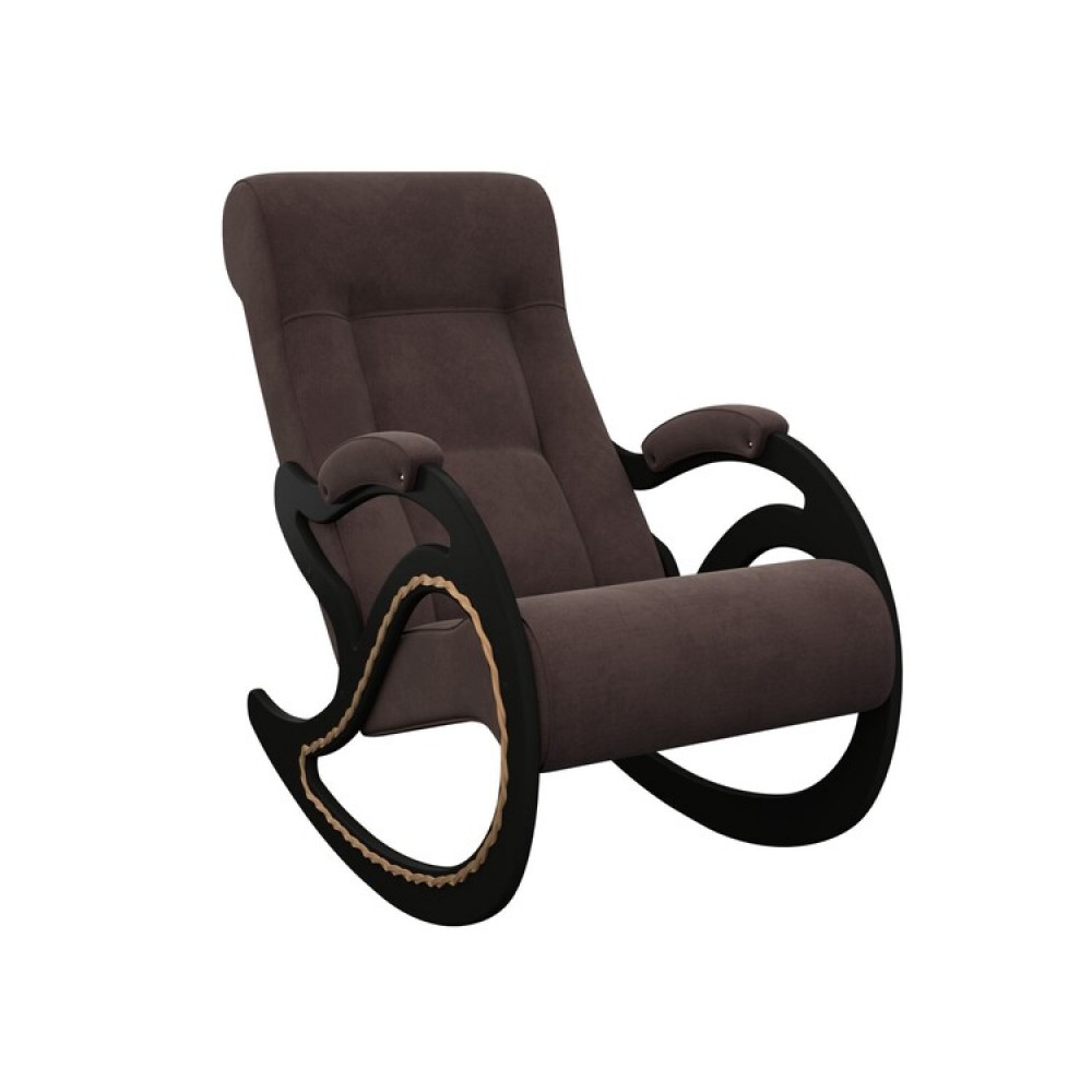 Кресло-качалка модель 7 (венге/ткань ваниль Verona Vanilla)