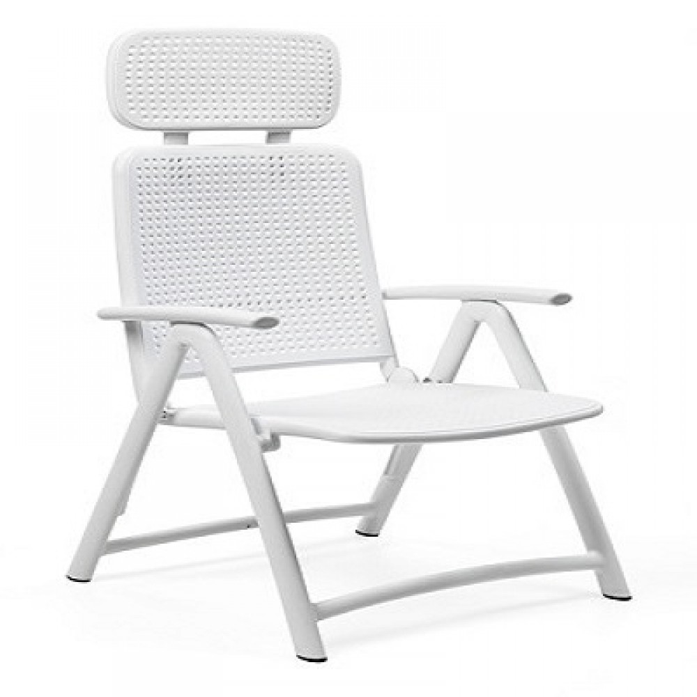 Кресло складное ACQUAMARINA bianco (белое)