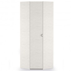 Амели Шкаф для одежды 13.131(угловой), цвет шёлковый камень, ШхГхВ 81,3х81,3х230 см., универсальная дверь