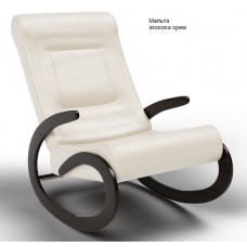 Кресло-качалка Модель 1 Мальта, экокожа крем
