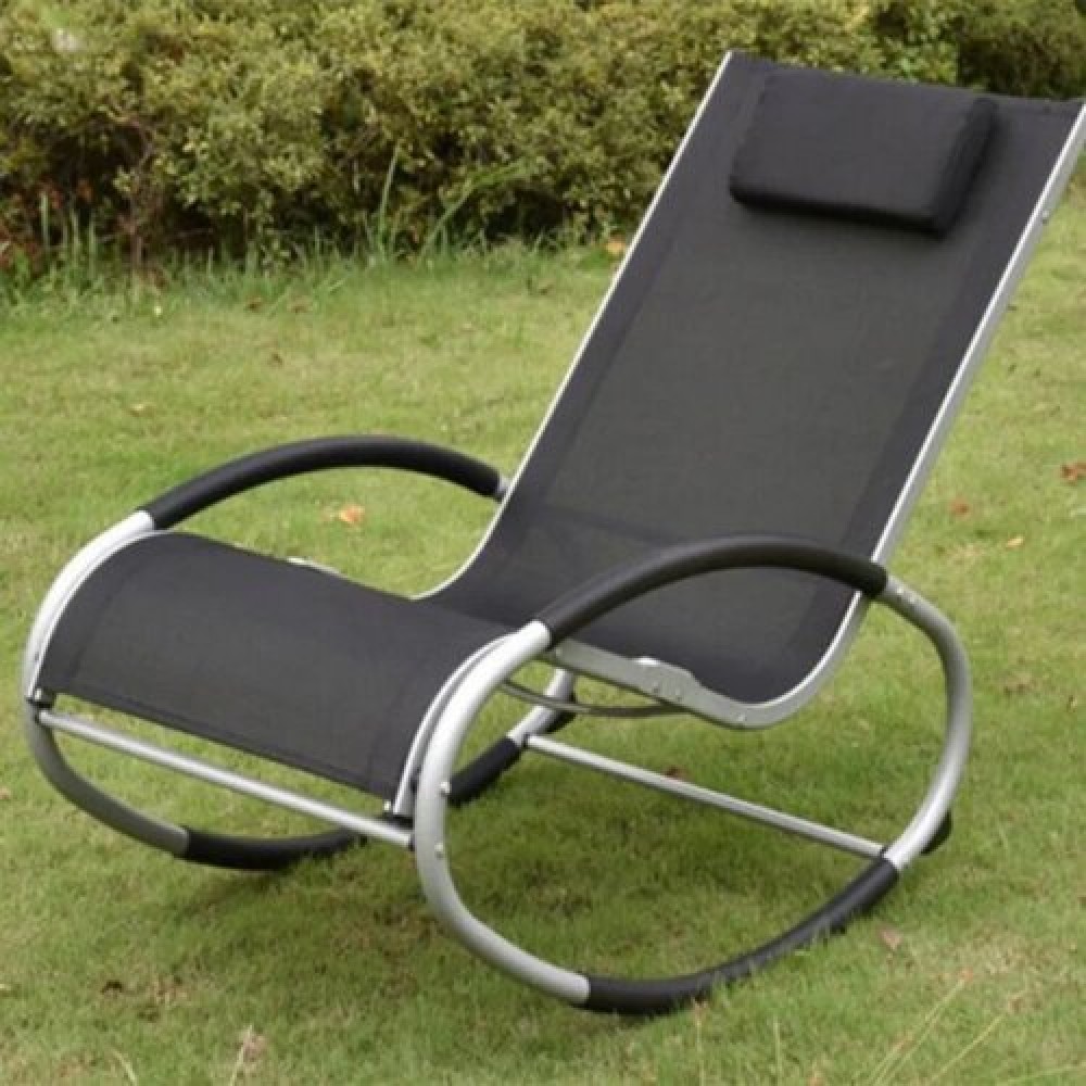 Кресло-качалка Garden Way Vuitton 770535M (черный)