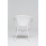 Кресло белое GG-04-06 из техноротанга