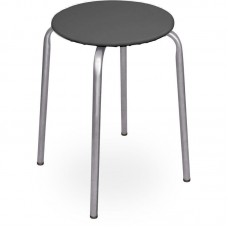 Табурет  Классика-2 арт.ТК02/ТС (круглое сиденье), темно-серый 