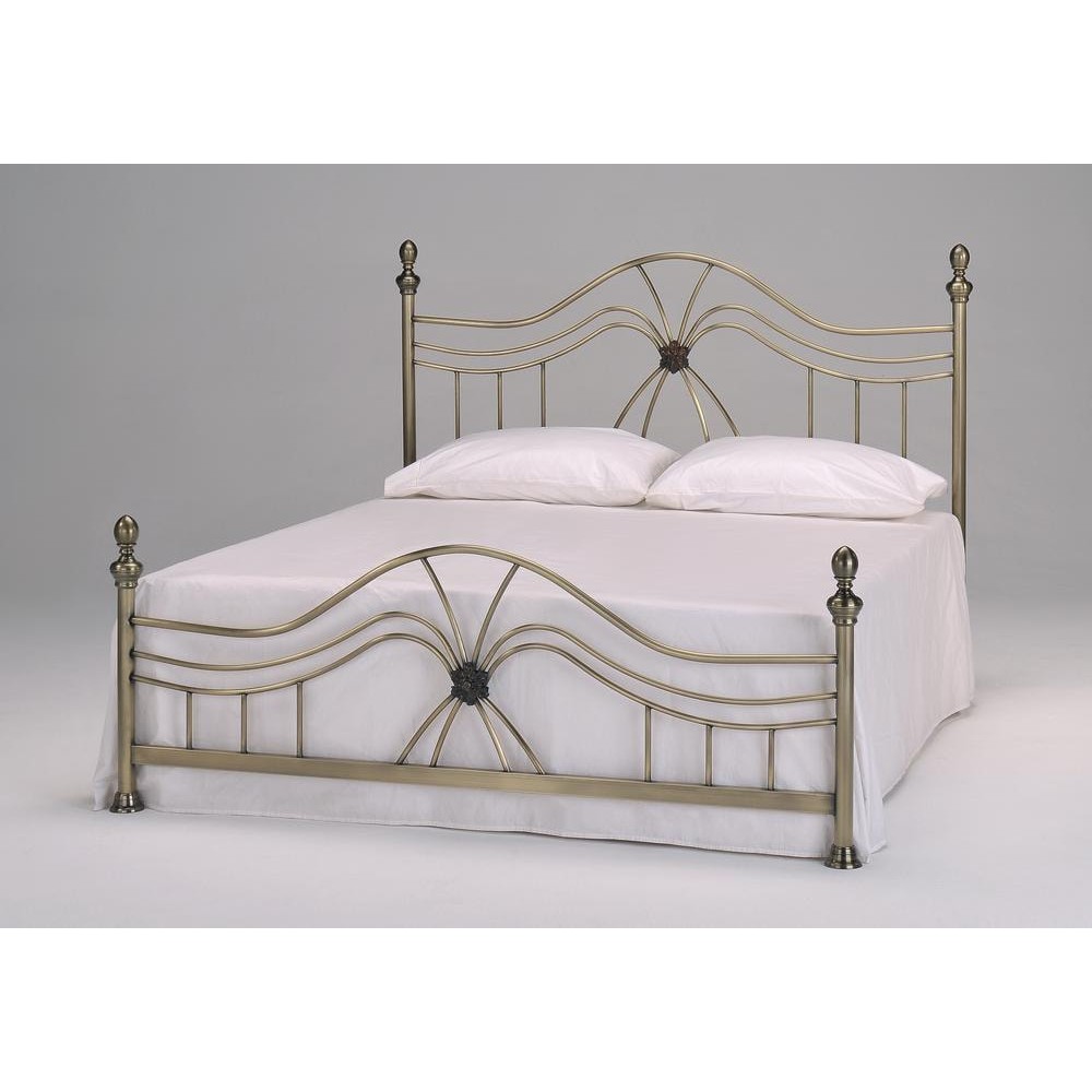 9315-L кровать 160*200 (Antique Brass) (MK-2203-ab)
