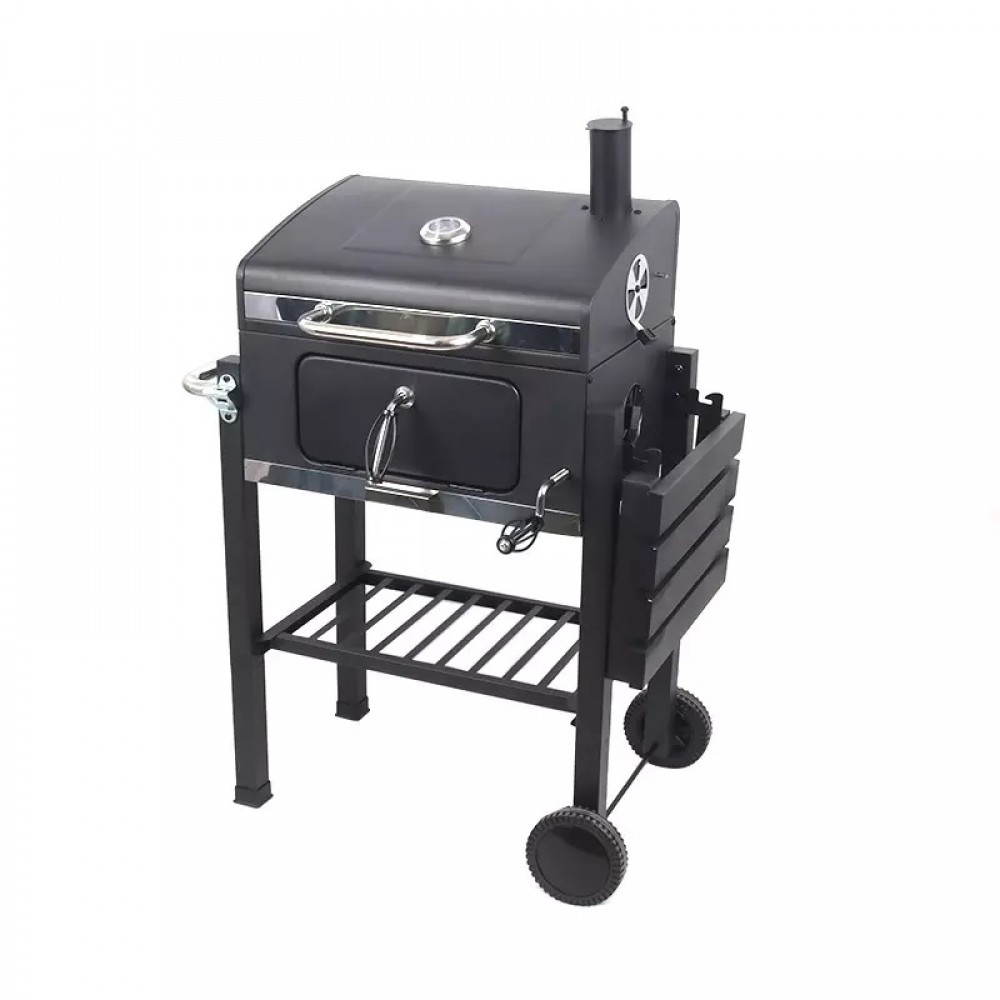 Прямоугольный угольный гриль барбекю Norway Rectangular Grill BBQ сталь,  модель 4524S купить в интернет-магазине с быстрой доставкой по всей России