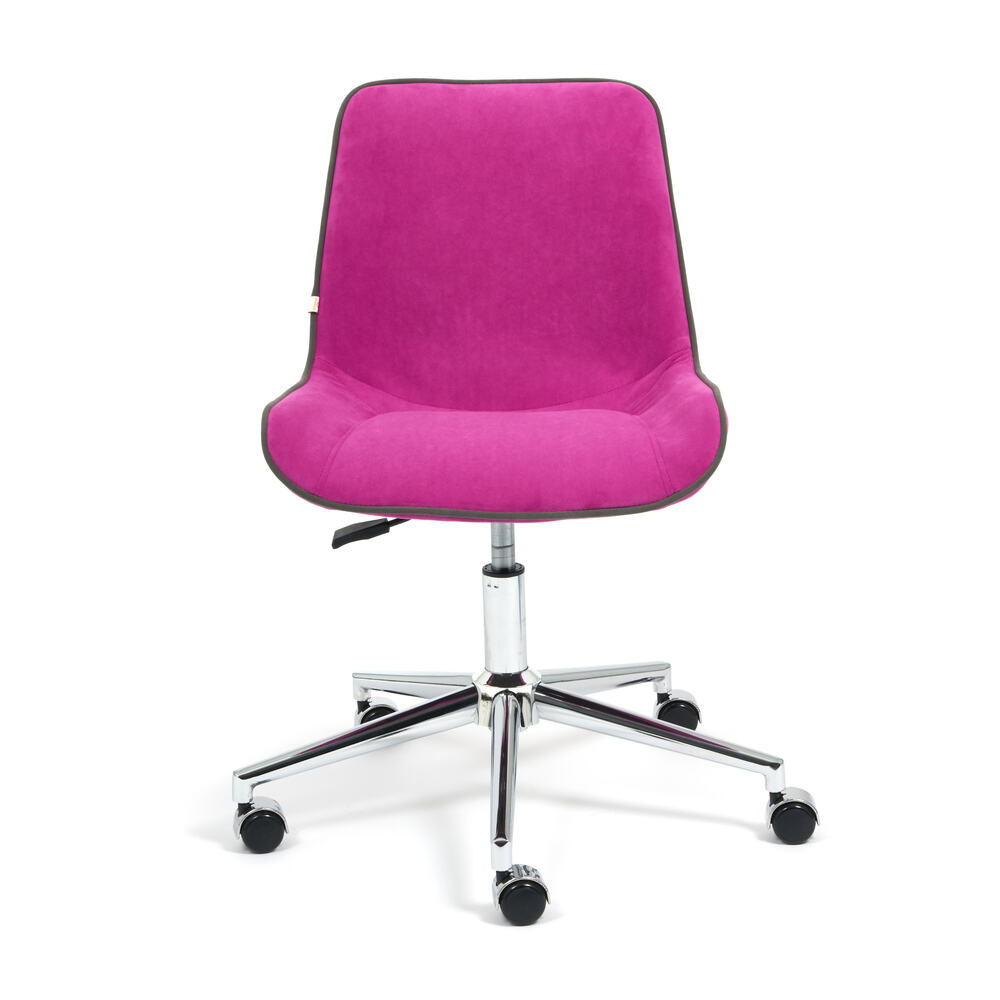 Кресло Style, флок, фиолетовый