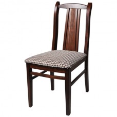 Стул Мебель--24 Гольф-3, цвет орех, обивка ткань рогожка корфу, ШхГхВ 45х44х93,5 см., от пола до верха сиденья 44 см.